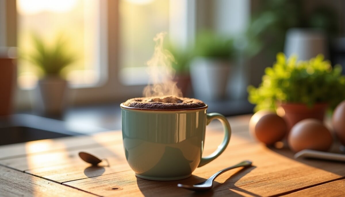 Mug cake au chocolat sain : rapide, délicieux et facile à réaliser